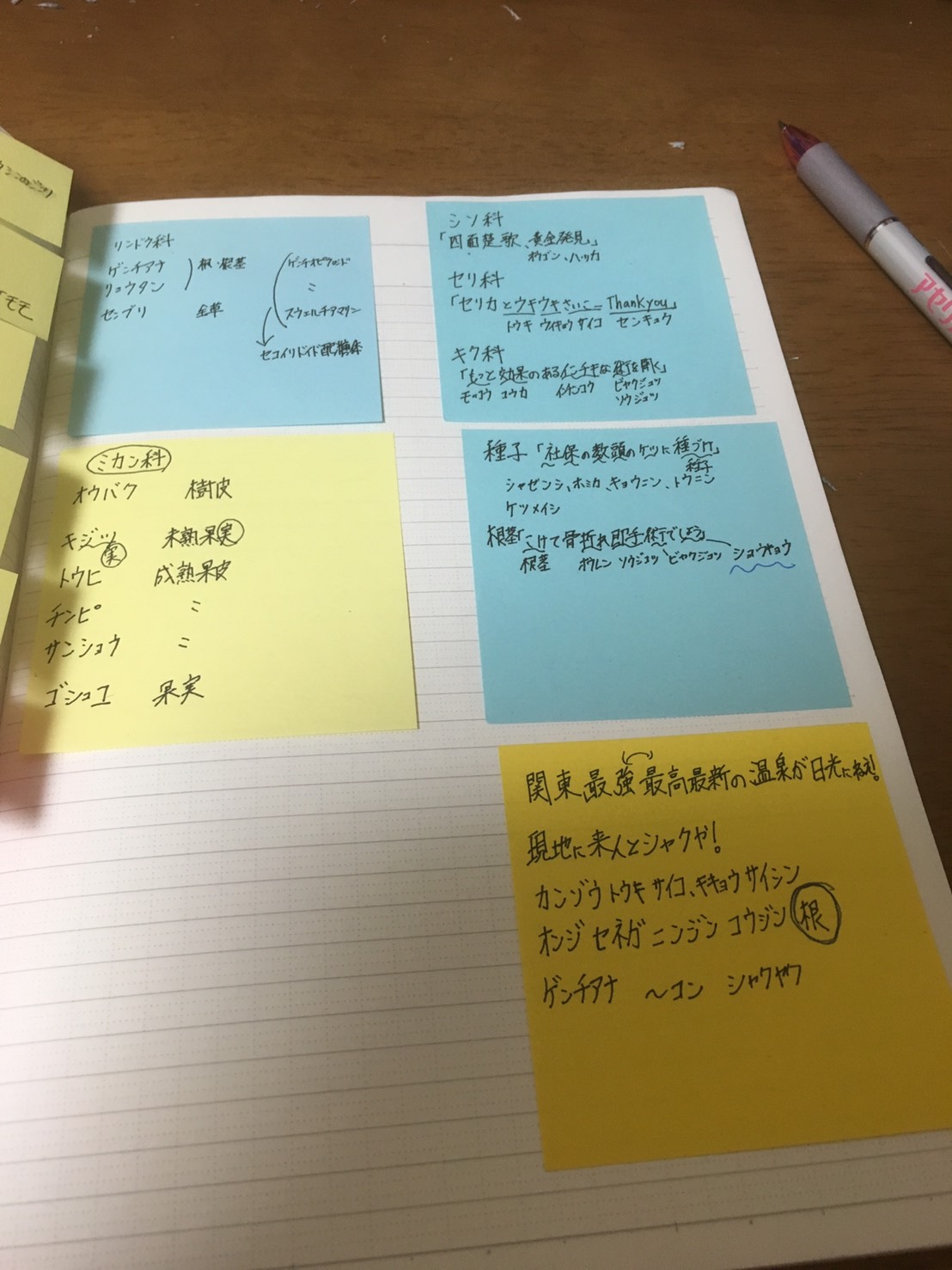 勉強で大活躍 付箋ノートの作り方 のぶ